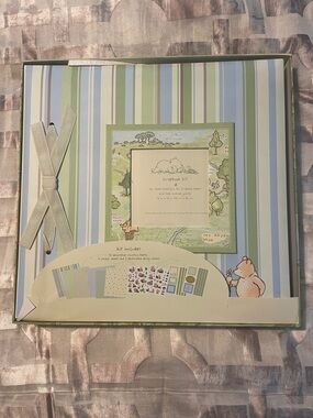 Classic Winnie the Pooh 12x12 Scrapbook Set Christopher  Robin NEW CR Gibson